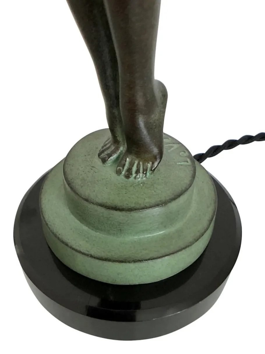 New Pamono Art Deco Style Clarity Sculpture Table Lamp from Max Le Verrier, 2024