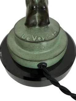 New Pamono Art Deco Style Clarity Sculpture Table Lamp from Max Le Verrier, 2024