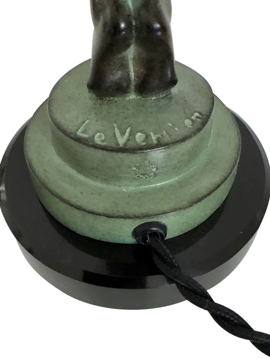 New Pamono Art Deco Style Clarity Sculpture Table Lamp from Max Le Verrier, 2024