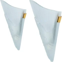 Hot Pamono Art Deco Style Frosted Glass Wall Light, 1960s