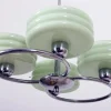 Discount Pamono Art Deco Style Green Ceiling Light