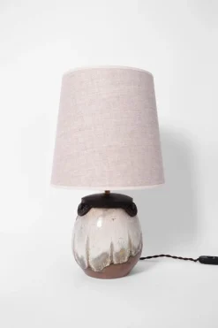 Sale Pamono Art Deco Style Lamp in Enamelled Sandstone