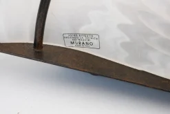 Discount Pamono Art Deco Style Murano Glass Sconces, 1980s, Set of 2