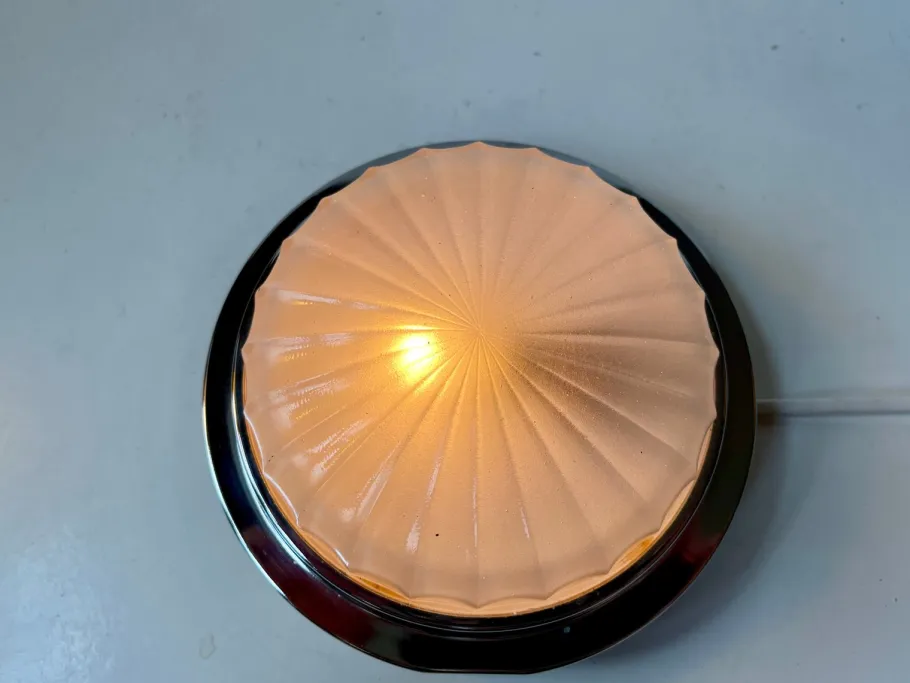 Online Pamono Art Deco Style Nautical Ship Wall Sconces with Sunburst Glass, 1960s, Set of 2