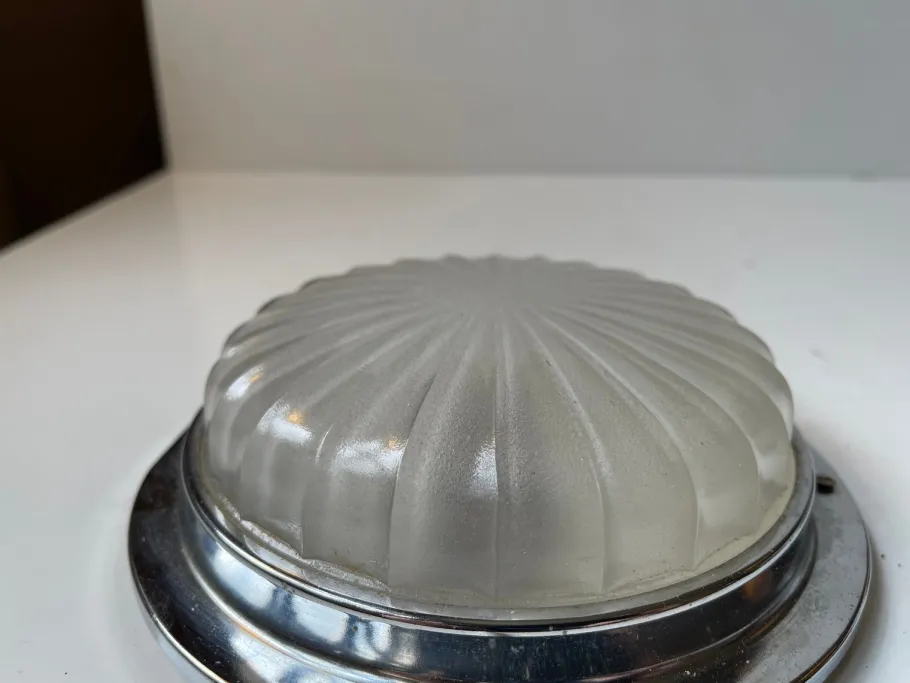 Online Pamono Art Deco Style Nautical Ship Wall Sconces with Sunburst Glass, 1960s, Set of 2