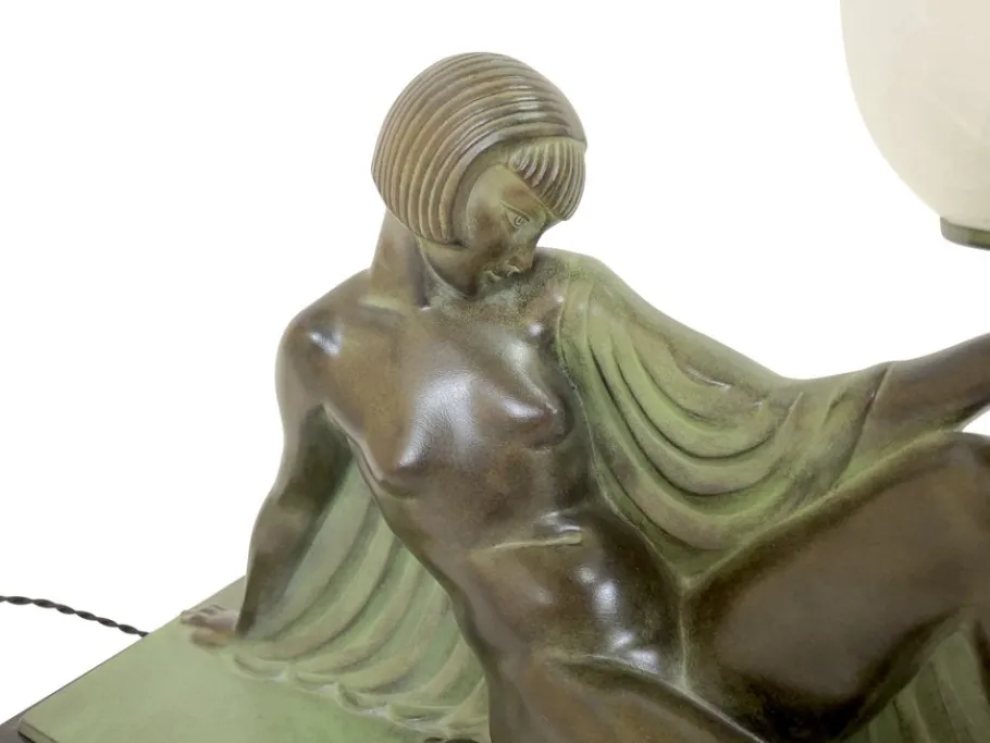 Clearance Pamono Art Deco Style Reverie Sculpture Lamp by Raymonde Guerbe for Max Le Verrier, 2022