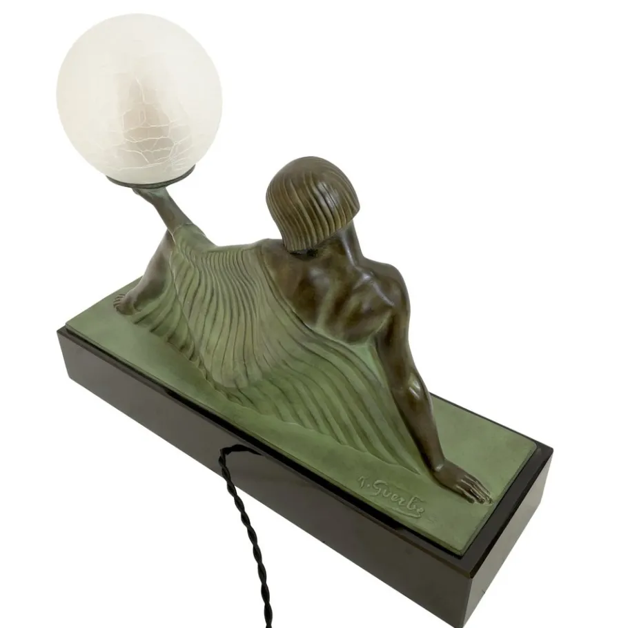 Clearance Pamono Art Deco Style Reverie Sculpture Lamp by Raymonde Guerbe for Max Le Verrier, 2022