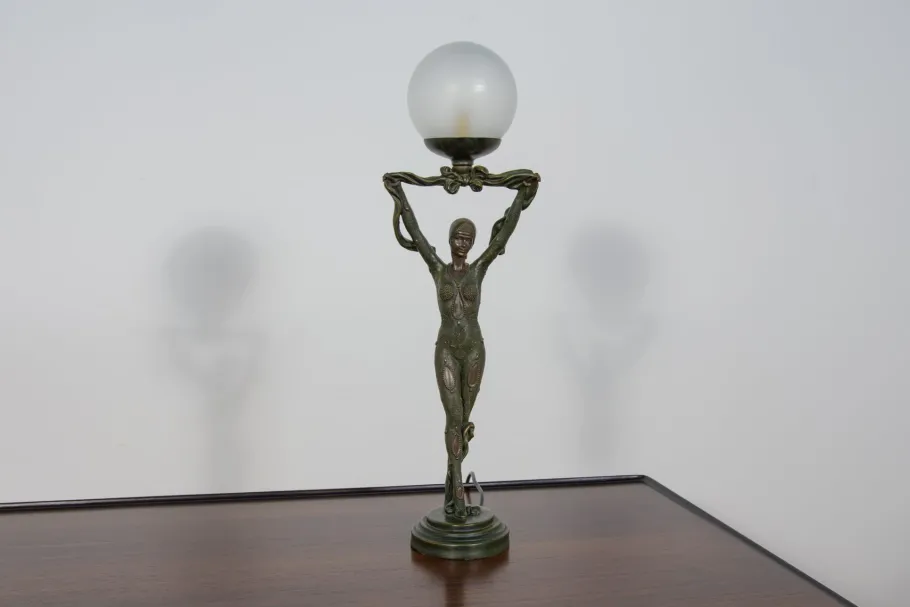 Discount Pamono Art Deco Table Lamp from Widdop and Bingham, Uk, 1990s
