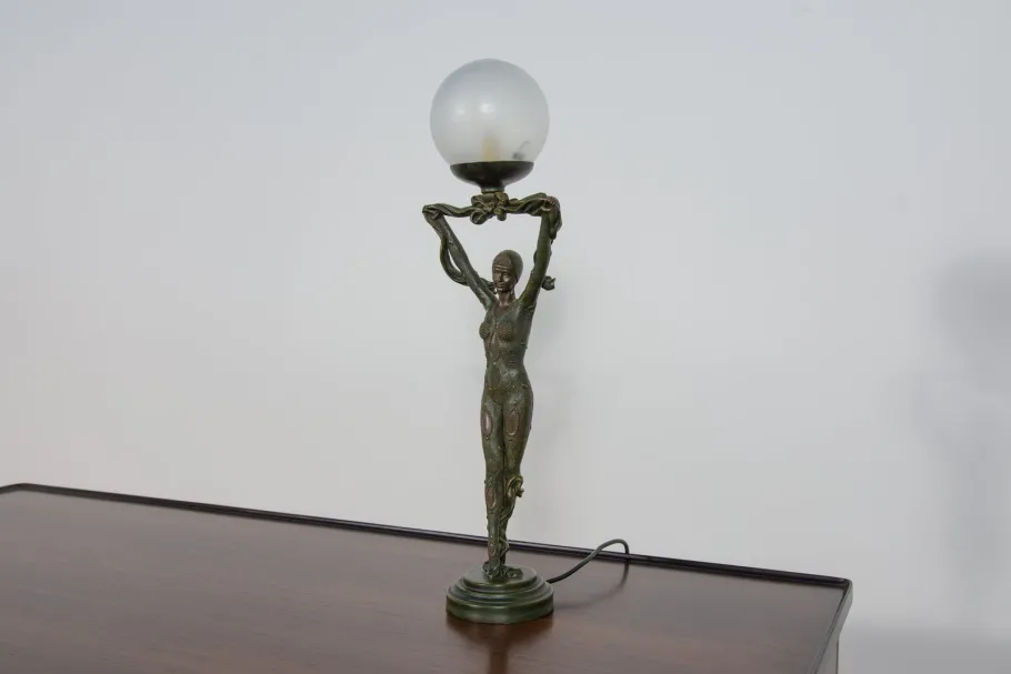 Discount Pamono Art Deco Table Lamp from Widdop and Bingham, Uk, 1990s