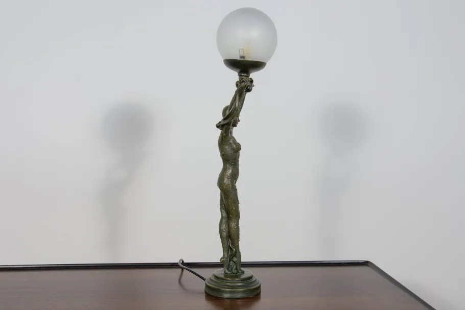Discount Pamono Art Deco Table Lamp from Widdop and Bingham, Uk, 1990s