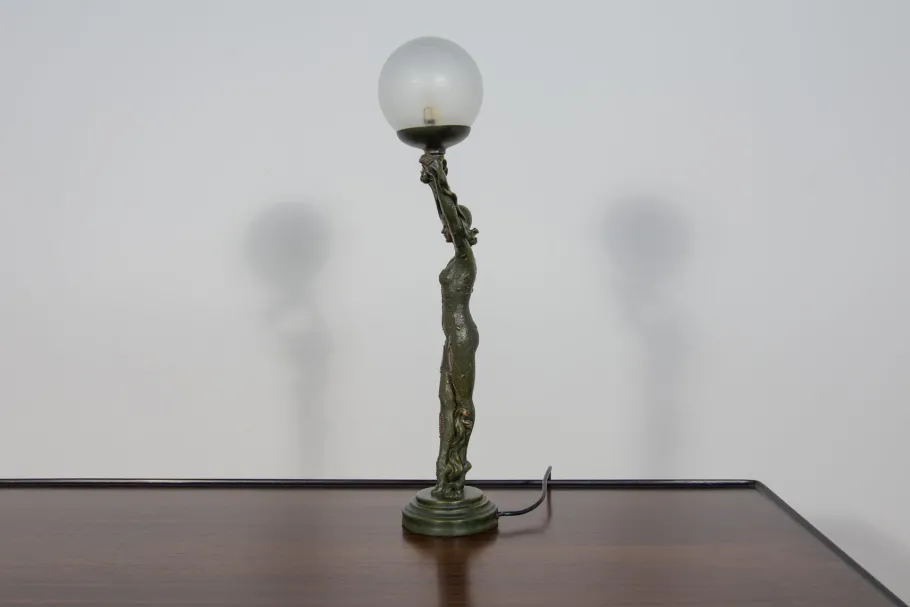 Discount Pamono Art Deco Table Lamp from Widdop and Bingham, Uk, 1990s