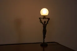 Discount Pamono Art Deco Table Lamp from Widdop and Bingham, Uk, 1990s