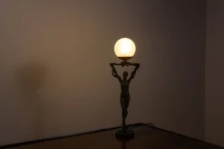 Discount Pamono Art Deco Table Lamp from Widdop and Bingham, Uk, 1990s