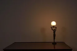 Discount Pamono Art Deco Table Lamp from Widdop and Bingham, Uk, 1990s