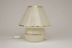 Outlet Pamono Art Deco Table Lamp in Beige Opal Glass, 1950s
