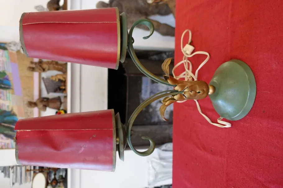 Online Pamono Art Deco Table Lamp in the style of Genet Michon, 1940s