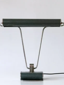 New Pamono Art Deco Table Lamp or Desk Light No 71 by André Mounique for Jumo, 1930s