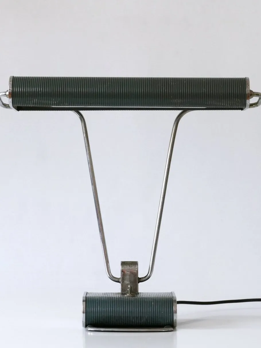 New Pamono Art Deco Table Lamp or Desk Light No 71 by André Mounique for Jumo, 1930s