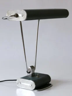 New Pamono Art Deco Table Lamp or Desk Light No 71 by André Mounique for Jumo, 1930s