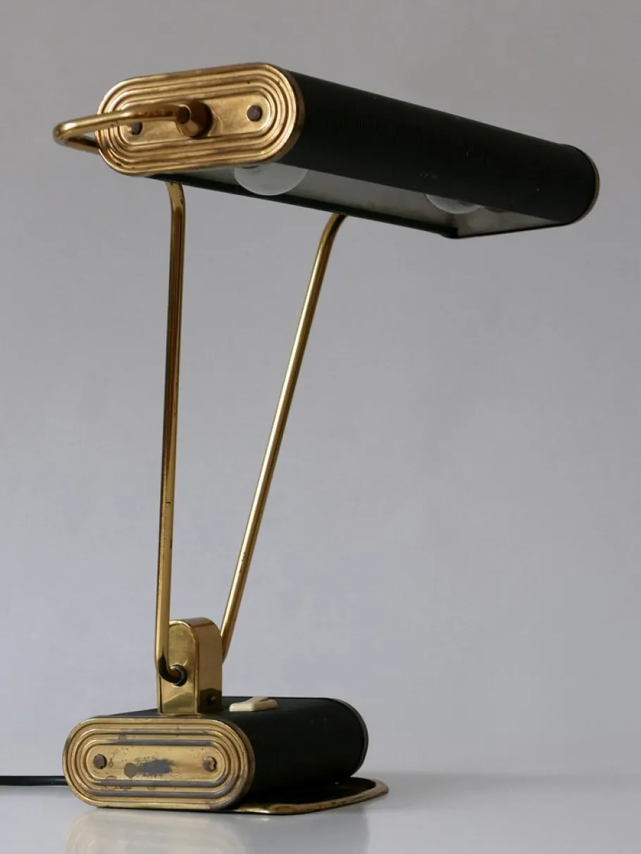 Online Pamono Art Deco Table Lamp or Desk Light No 71 by André Mounique for Jumo, 1930s