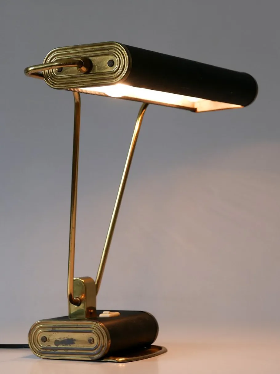 Online Pamono Art Deco Table Lamp or Desk Light No 71 by André Mounique for Jumo, 1930s