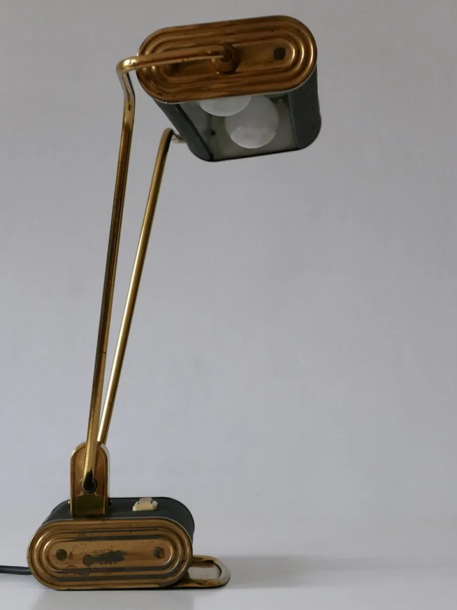 Online Pamono Art Deco Table Lamp or Desk Light No 71 by André Mounique for Jumo, 1930s