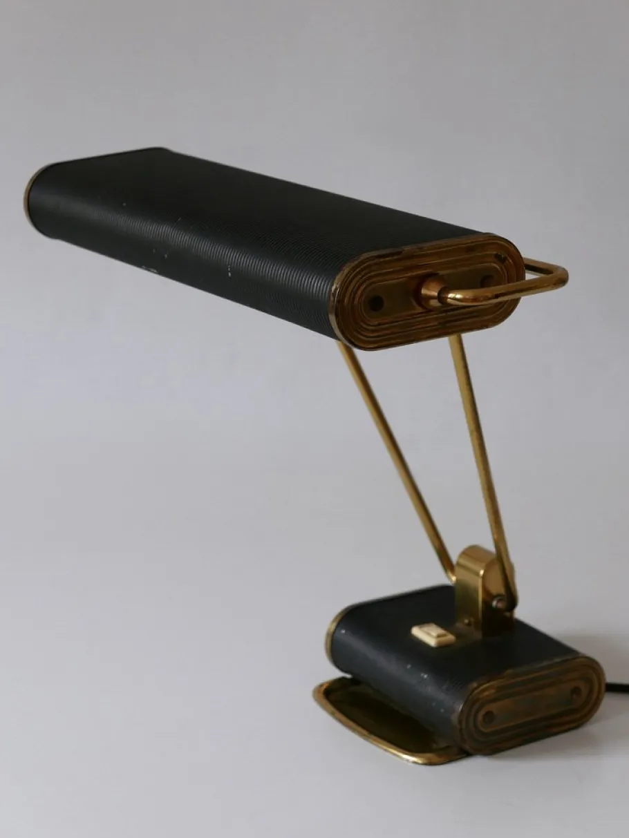 Online Pamono Art Deco Table Lamp or Desk Light No 71 by André Mounique for Jumo, 1930s