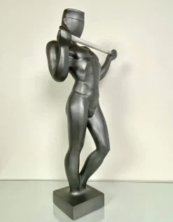 New Pamono Art Deco Taus Table Lamp by Eric Bug for Febrer, 1985