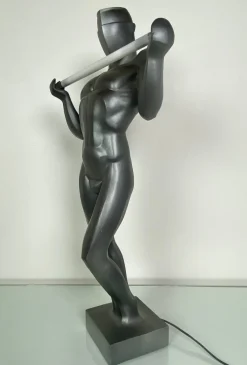 New Pamono Art Deco Taus Table Lamp by Eric Bug for Febrer, 1985