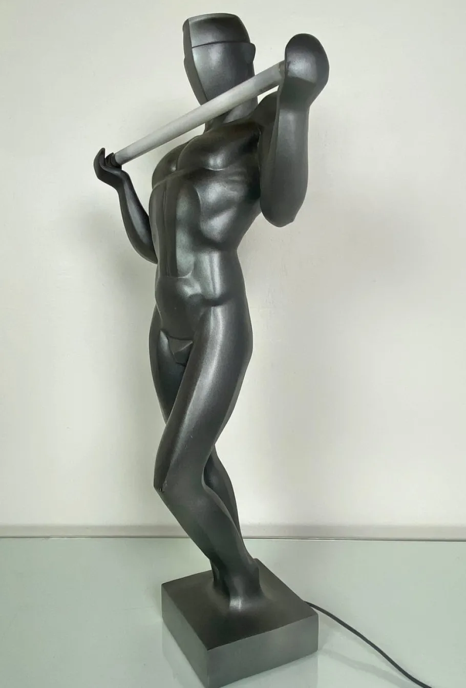 New Pamono Art Deco Taus Table Lamp by Eric Bug for Febrer, 1985