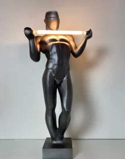New Pamono Art Deco Taus Table Lamp by Eric Bug for Febrer, 1985
