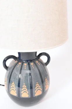 Online Pamono Art Deco Terracotta Lamp by Paul Jacquet, 1940s