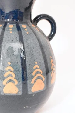 Online Pamono Art Deco Terracotta Lamp by Paul Jacquet, 1940s