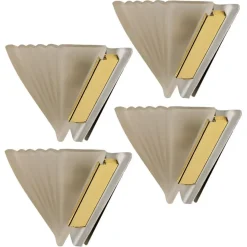 Clearance Pamono Art Deco Triangle-Shaped Wall Sconce