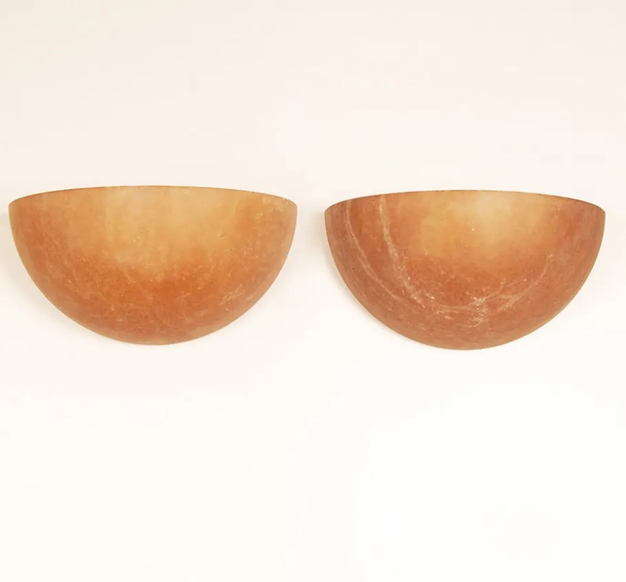 Best Pamono Art Deco Wall Lamps in Marble, Alabaster & Bronze by Charles Schneider for Muller Frères, 1980s, Set of 2