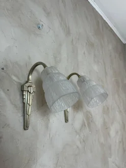 Discount Pamono Art Deco Wall Lights, 1930, Set of 2