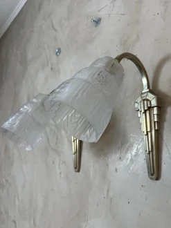 Discount Pamono Art Deco Wall Lights, 1930, Set of 2