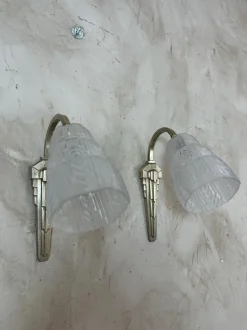 Discount Pamono Art Deco Wall Lights, 1930, Set of 2