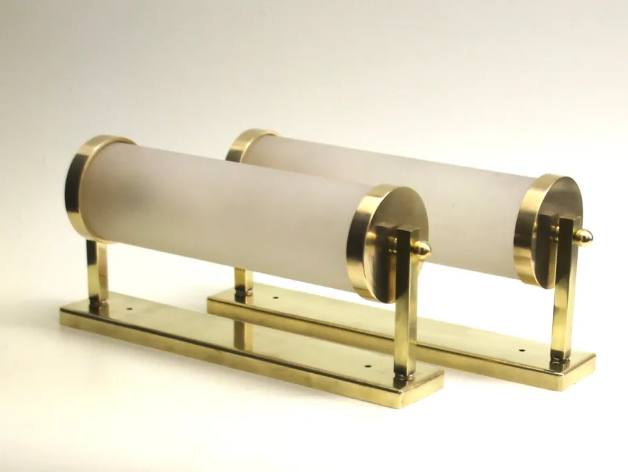 Best Pamono Art Deco Wall Lights by Henri Petitot for Atelier Henri Petitot, 1930s, Set of 2