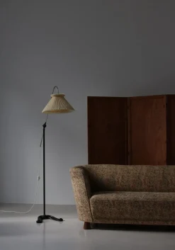 Online Pamono Art Deco Water Pump Floor Lamp attributed to Fog & Mørup, Copenhagen, Denmark, 1940s