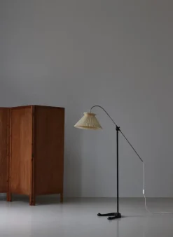 Online Pamono Art Deco Water Pump Floor Lamp attributed to Fog & Mørup, Copenhagen, Denmark, 1940s