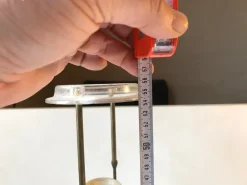 Online Pamono Art Deco White Glazed Ceramic Table Lamp by Christian Schollert for Schollert, 1940s