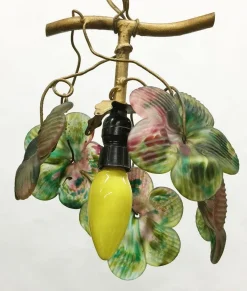 Online Pamono Art Glass Grape Pendant Lamp, 20th Century