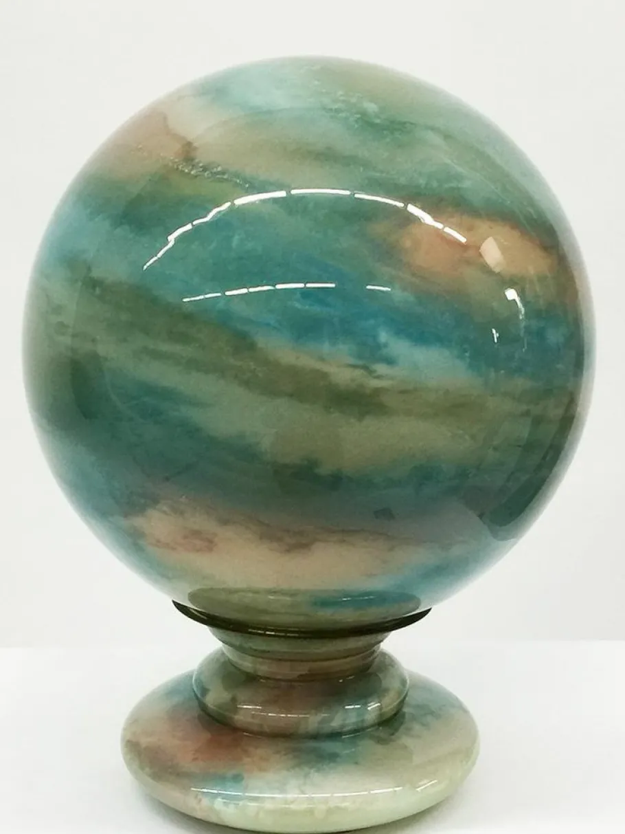 New Pamono Art Glass Table Lamp by Jean Noel Bouillet, France