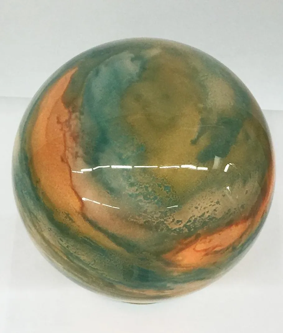 New Pamono Art Glass Table Lamp by Jean Noel Bouillet, France