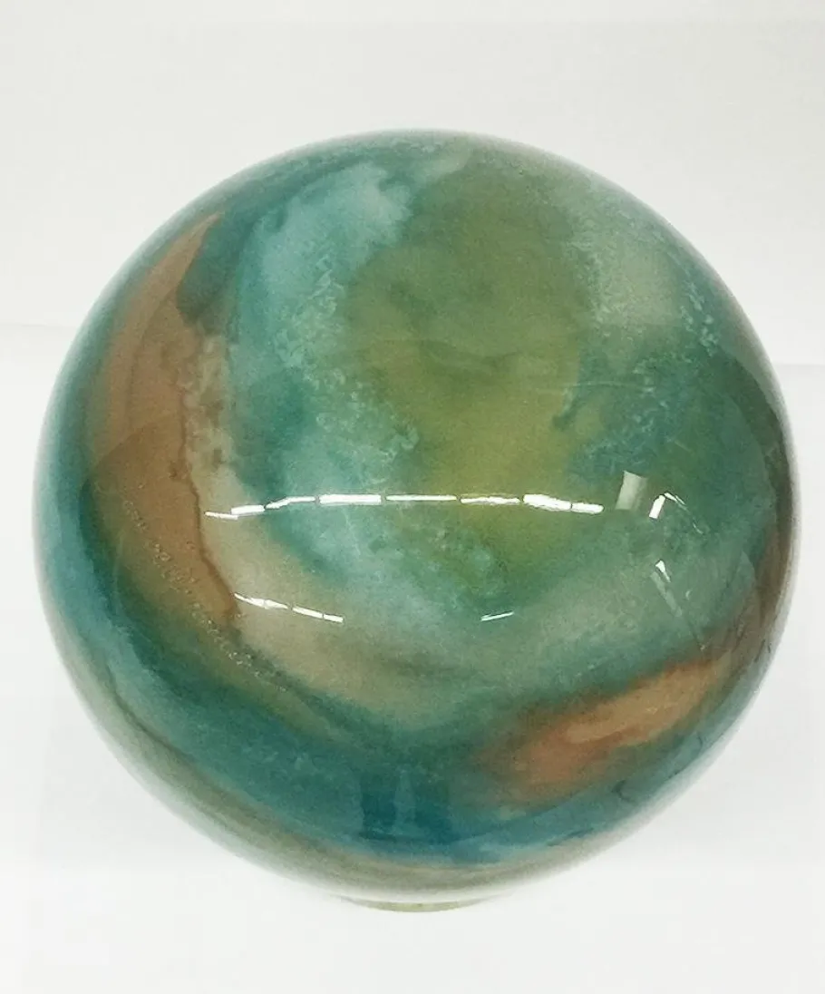 New Pamono Art Glass Table Lamp by Jean Noel Bouillet, France