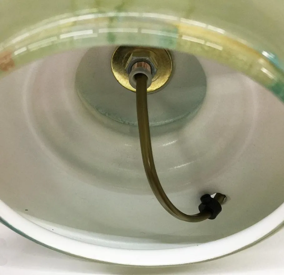 New Pamono Art Glass Table Lamp by Jean Noel Bouillet, France