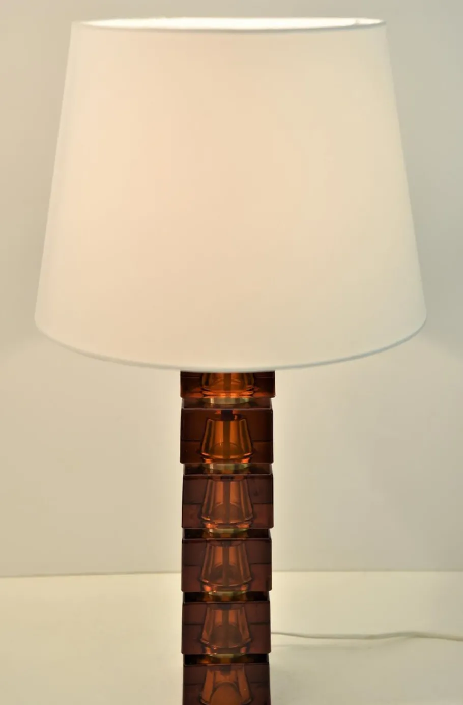 Sale Pamono Art Glass Table Lamps by Carl Fagerlund for Orrefors, Set of 2