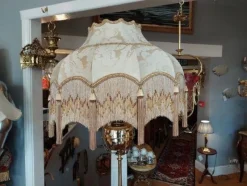 New Pamono Art Nouveau Adjustable Standard Lamp in Brass, 1890s