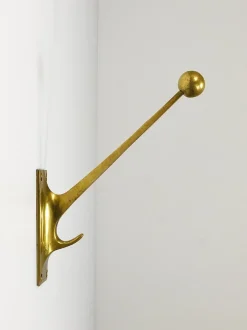 Online Pamono Art Nouveau Brass Wall Hook by Adolf Loos for Knize & Comp. Vienna, Austria, 1909
